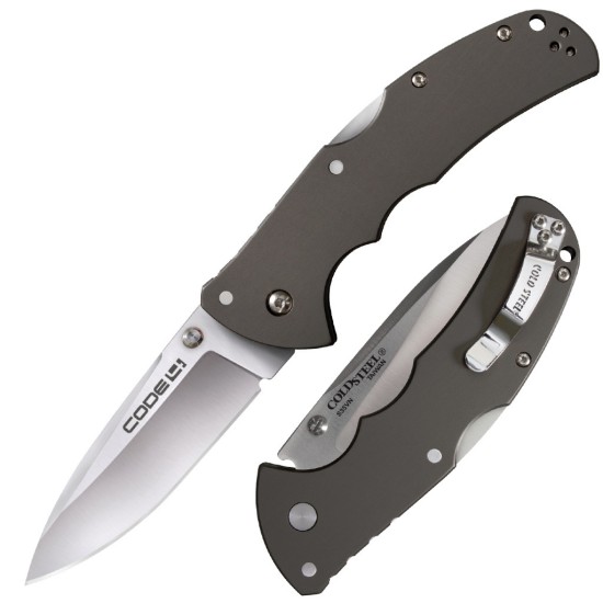 58PS Cold Steel Code-4 Spear Point (S35VN)