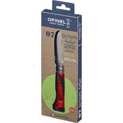 001897 Opinel Outdoor Junior Red no.07