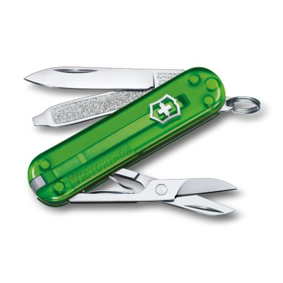 0.6223.T41G Victorinox Classic - Green Tea (Transparent Green)