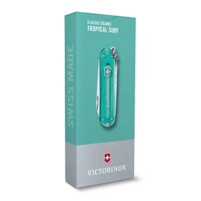 0.6223.T24G Victorinox Classic - Tropical Surf (Transparent Turquoise)