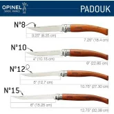 002557 Opinel Slim Padouk no.15