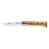 002333 Opinel No.08 Oak Engraved - Zec