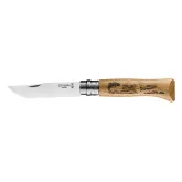 002334 Opinel No.08 Oak Engraved - Riba