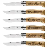 002333 Opinel No.08 Oak Engraved - Zec
