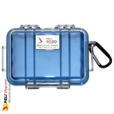 1020 Peli Micro Case Transparent Blue