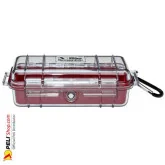 1030 Peli Micro Case Transparent Red