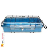 1060 Peli Micro Case Transparent Blue
