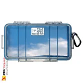 1060 Peli Micro Case Transparent Blue
