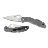 C11FPGY Spyderco Delica 4 Grey