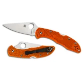 C11FPOR Spyderco Delica 4 Orange