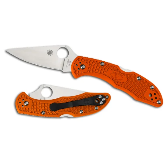 C11FPOR Spyderco Delica 4 Orange