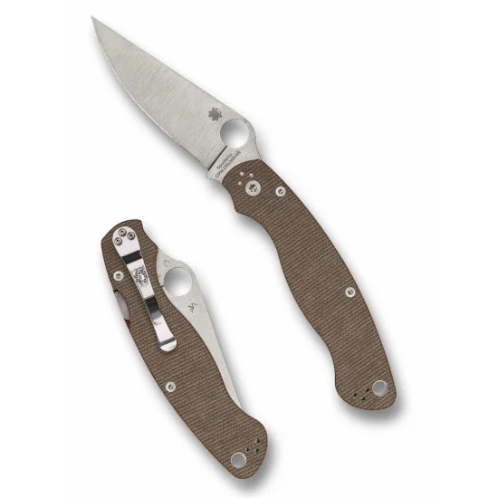 C36MPCW2 Military™ 2 Brown Canvas Micarta® CPM® CRU-WEAR®