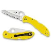 C88SYL2 Spyderco Salt 2 Yellow Serrated