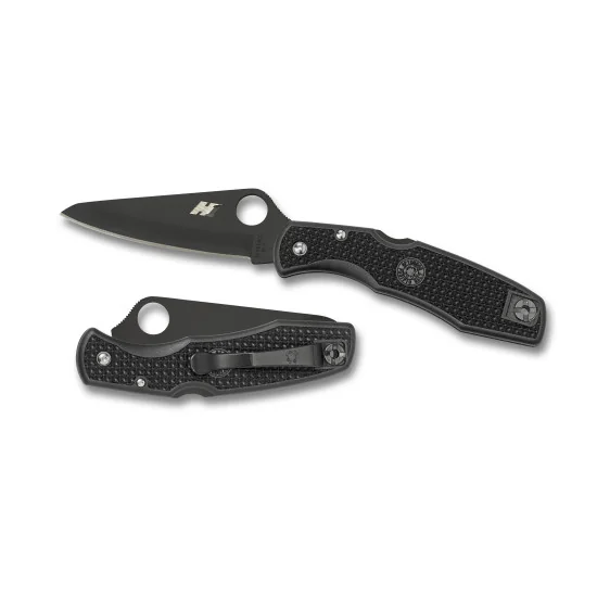 C91PBBK Spyderco Pacific Salt Plain Black Blade