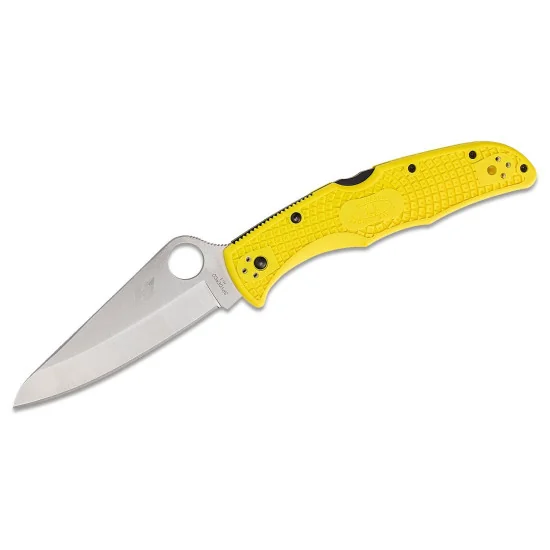 C91PYL2 Spyderco Pacific Salt 2 Plain Yellow