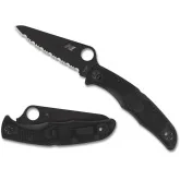 C91SBBK2 Spyderco Pacific Salt 2 Serrated Black Blade
