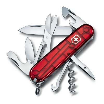 1.3703.T Victorinox Climber Transparent Red
