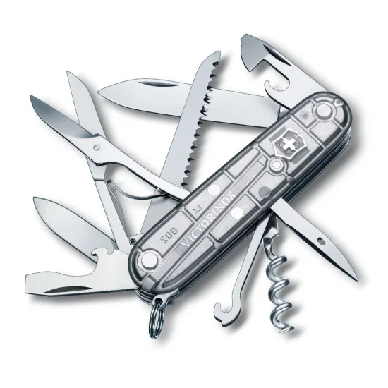 1.3713.T7 Victorinox Huntsman Transparent Silver