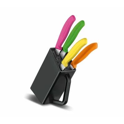 6.7126.4 Victorinox Swiss Classic Steak and Pizza Knife Block (4pcs)
