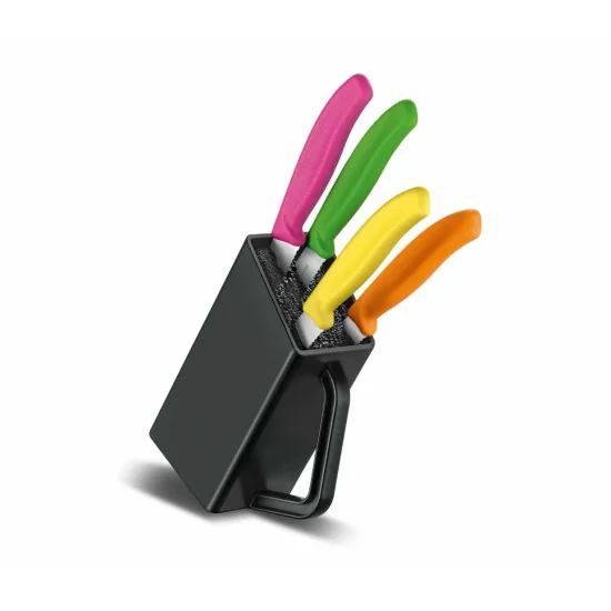 6.7126.4 Victorinox Swiss Classic Steak and Pizza Knife Block (4pcs)