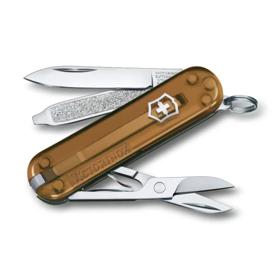 0.6223.T55G Victorinox Classic - Chocolate Fudge (Transparent Brown)